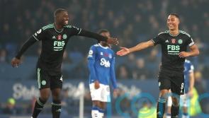Leicester move out of relegation zone after victory away to Everton