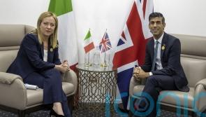 Sunak discusses &lsquo;illegal migration&rsquo; with Italy&rsquo;s new far-right PM