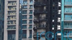 Fire in Dubai high-rise near world’s tallest building fuelled by cladding
