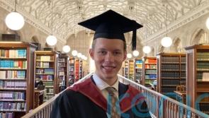 Top-of-class Ukrainian graduate vows to use degree skills to rebuild country