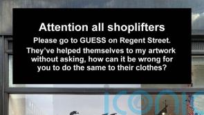 Banksy accuses clothing brand Guess of ‘helping themselves’ to his work