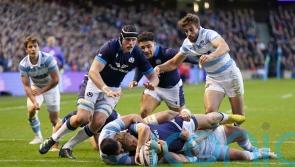 Darcy Graham scores hat-trick of tries as Scotland see off 14-man Argentina