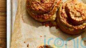 Joe Swash’s cheese and Marmite scrolls