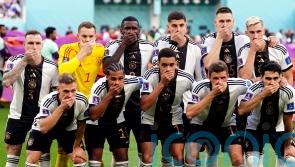 Germany praised by England fan group for covered mouths protest at World Cup
