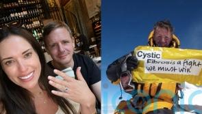 First man to climb Everest with cystic fibrosis used the snow he collected at the top for his wife’s engagement ring