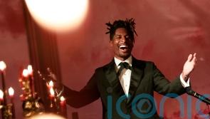 Jon Batiste performs at US President Joe Biden’s first state dinner