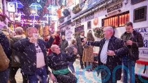 Famous Christmas ad brought back to life in Belfast