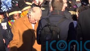 Man charged after egg thrown in direction of King during walkabout