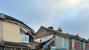 Two injured after terraced house collapses