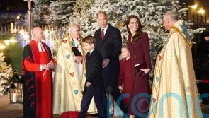 Kate jokes about her singing as royal family out in force at carol service