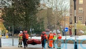 Residents evacuated after burst water main floods London street