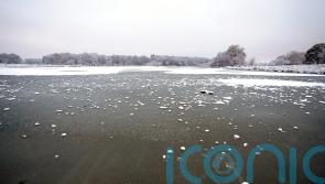 Emergency service taking calls about children playing on frozen ponds and lakes