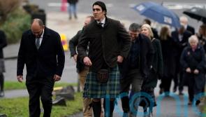 Mourners gather for Doddie Weir memorial service in Melrose