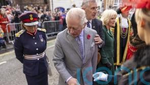 Threatening behaviour charge after eggs thrown at King during walkabout in York