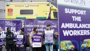 Some ambulance trusts reporting fewer 999 calls as workers strike