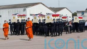 Thai navy holds funeral for six dead from sunken warship