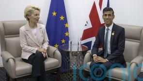 Sunak and von der Leyen agree to ‘work together’ for NI Protocol solution