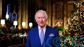 Photograph released of King’s first Christmas broadcast