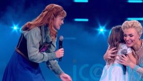 Ukrainian girl who went viral for singing Let It Go surprised by Frozen cast