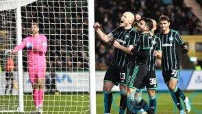 Aaron Mooy opens Celtic account with brace as they ease past Hibernian