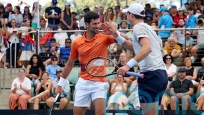 Novak Djokovic given warm welcome back to Australia in doubles defeat