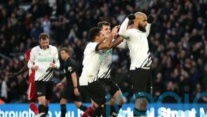 Derby move up to fourth after thrashing Accrington