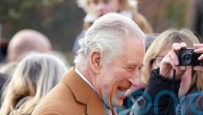 Smiling King seen for first time since Harry’s tell-all book published
