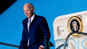 Biden flies in to Lopez Obrador’s new airport for summit