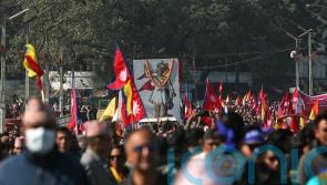 Thousands rally in Nepal to seek restoration of monarchy