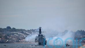 Royal Navy tracking Russian warship sailing ‘close to the UK’ in the  North Sea