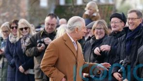 King on first public engagement since release of Harry’s book