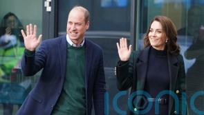 William and Kate look relaxed in first public outing since Harry&rsquo;s book release