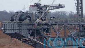 Climate activists occupy giant digger at German coal mine