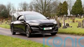 Ford Mustang Mach-E is converted into first electric hearse