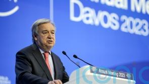 The world is in a ‘sorry state’, UN chief warns at Davos summit