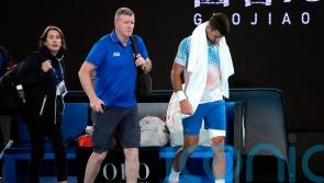 Novak Djokovic limps into round three in Melbourne as injury worries remain