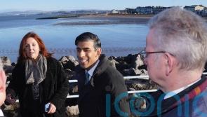 Passer-by asks Sunak for ’20 quid for heating bill’ during Morecambe walkabout