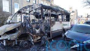 Children evacuated after bus catches fire on way to school