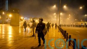 Anti-government protesters clash with police in Peru for second day