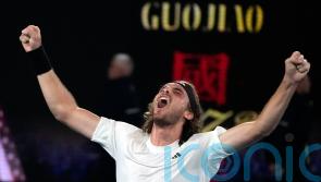 Stefanos Tsitsipas holds off Jannik Sinner fightback to make last eight
