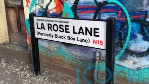 Street sign on former Black Boy Lane vandalised within 24 hours of renaming