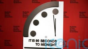 Doomsday clock moves to 90 seconds to midnight – the closest in history