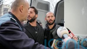 Andrew Tate appears for second day of forensic device searches