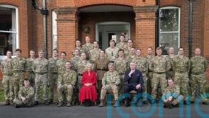 Queen Consort visits Grenadier Guards for first time as battalion colonel