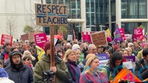 Hundreds join Cardiff rally on biggest day of industrial action in decade