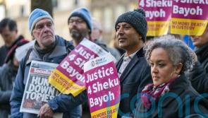 Sheku Bayoh police never mentioned hunt for two men to family, inquiry told