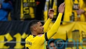 Sebastien Haller scores emotional goal in Borussia Dortmund rout