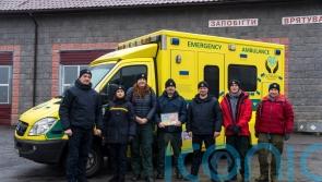 Paramedics ‘make an impact’ delivering two ambulances to Ukraine