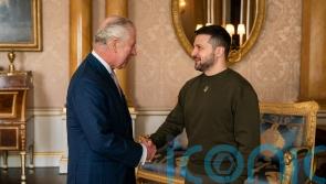 King tells of concern for Zelensky and Ukrainian people at historic audience
