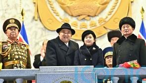 Kim Jong Un shows off latest and largest nuclear missiles at North Korean parade